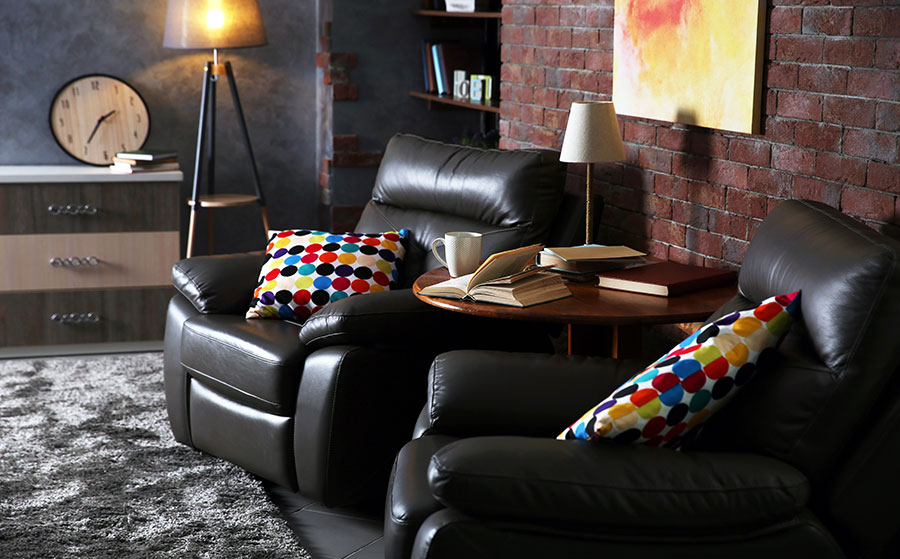 Los sillones de cuero son ideales para tu nueva casa